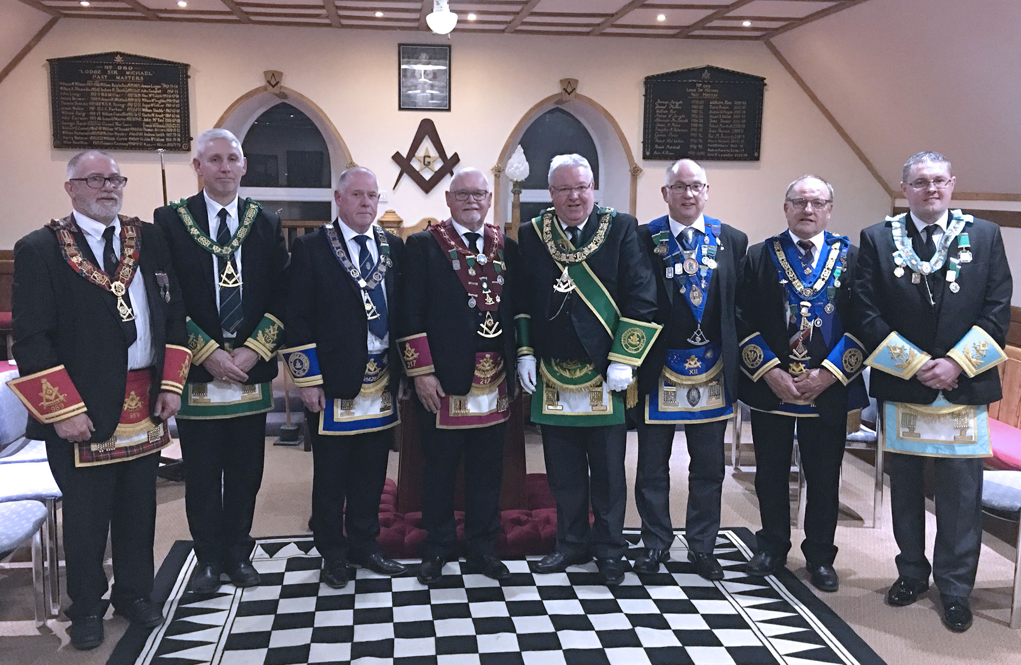 RWPGM Bro Robin McIntyre and the Masters of the Province